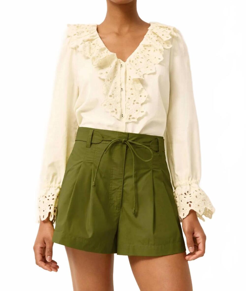 NEW MARIE OLIVER lander short in ivy